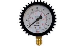 Pressure gauge ⌀ 63mm for TURBO Argon/CO₂ reducer (MIX) - Working - flow rate 32l/min