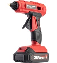 Akumuliatorinis klijų pistoletas WORCRAFT 20V LI-ION
