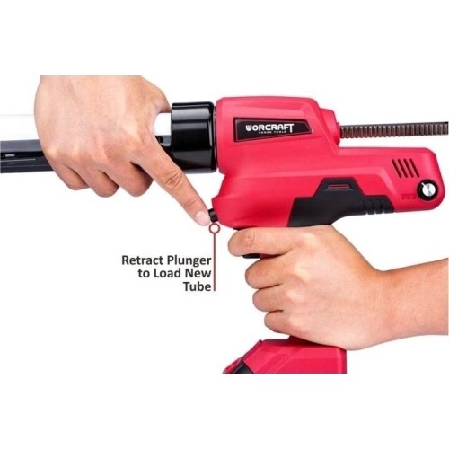 Akumuliatorinis pistoletas hermetikams WORCRAFT 20V LI-ION