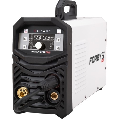 SUPER PASIŪLYMAS! Pusautomačio KOMPLEKTAS FORBY® MIG 210FX LED (sinerginis) + CO2 balionas 8l su priedais
