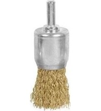 End type, crimped wire brush, 25mm