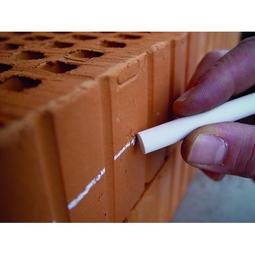 Kreidelės, baltos, apvalios Ø10mm x 80mm, 10vnt