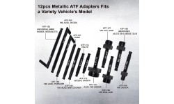 Pavarų dėžės tepalo užpildymo įrenginys 3l su ATF adapterių rinkiniu