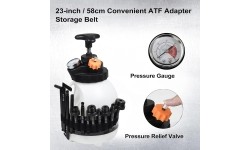 Manual transmission oil pump with ATF filler system