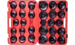 Oil filter cap wrench set 26pcs.