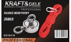 Neodymium magnet handle with rope, 350kg