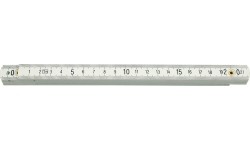 Folding ruler plastic 1m