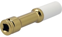 Prailginta smūginė galvutė 1/2'' plonasienė su apsauga L150mm - 17 mm