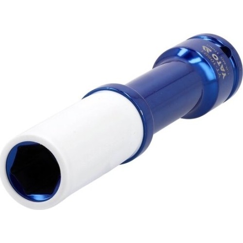 Prailginta smūginė galvutė 1/2'' plonasienė su apsauga L150mm - 19 mm