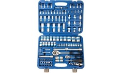 1/4" + 1/2" Galvučių rinkinys 108vnt. 12-kampės