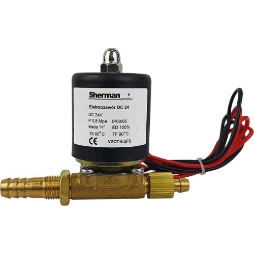 Elektromagnetinis vožtuvas VZCT 6.5FS - DC 24