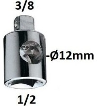 Adapteris 3 krypčių 1/2" - 3/8"