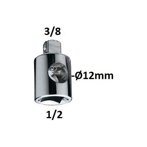 Adapteris 3 krypčių 1/2" - 3/8"