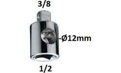 Adapteris 3 krypčių 1/2" - 3/8"