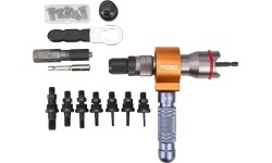 Kniediklio adapteris 3in1 srieginėms kniedėms M3-M12 suktuvui/gręžtuvui