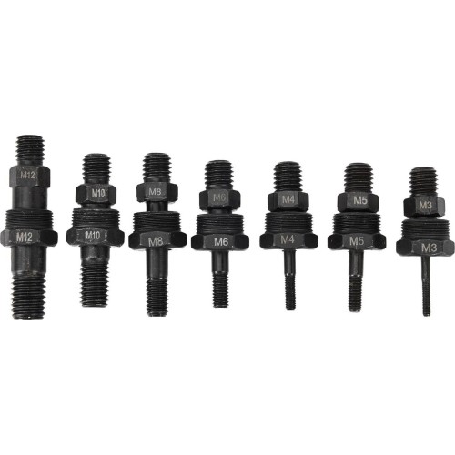 Riveter drill adapter 3in1 with heads M3-M12 set