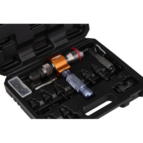 Riveter drill adapter 3in1 with heads M3-M12 set