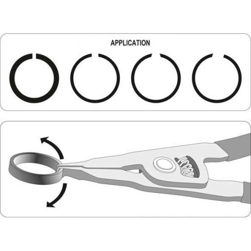 Locking ring pliers