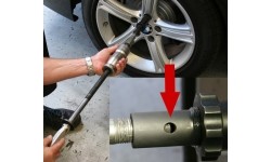 Wheel lock removal tool
