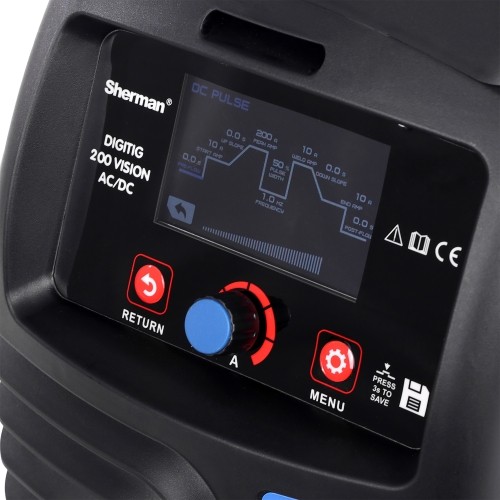Inverter welding machine DIGITIG 200 VISION AC/DC