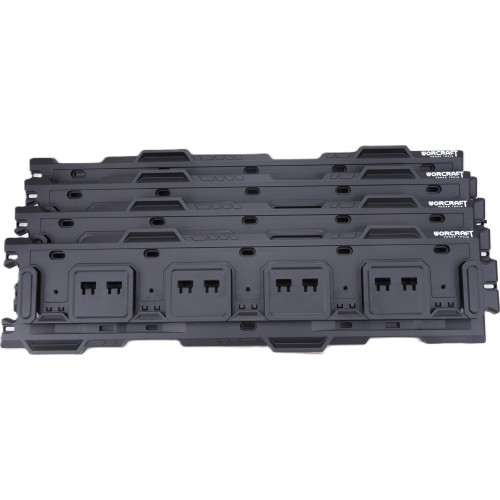 Wall mount for storage-backboard WORCRAFT 825x189mm (4pcs)