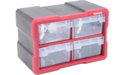 Holder set with modular organizers WORCRAFT 19pcs