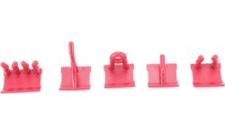 Holder set with modular organizers WORCRAFT 19pcs
