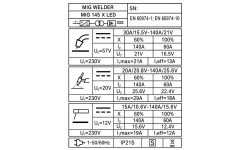 Inverter welding machine FORBY® SMART MIG 145 X LED