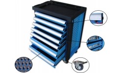 Tool trolley 6/7, blue