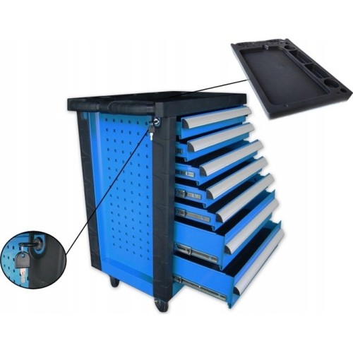 Tool trolley 6/7, blue