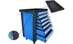 Tool trolley 6/7, blue