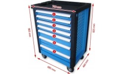 Tool trolley 6/7, blue