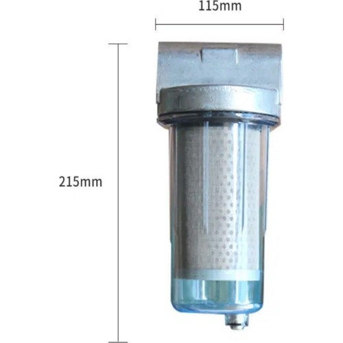 Kuro filtras su popieriniu filtru siurbliui