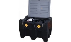 Portable diesel transfer tank 440L DTK480 with 12V pump (with hose, aut.nozzle with filter, EU plug)