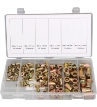 Steel nut rivets M3-M10, 150pcs