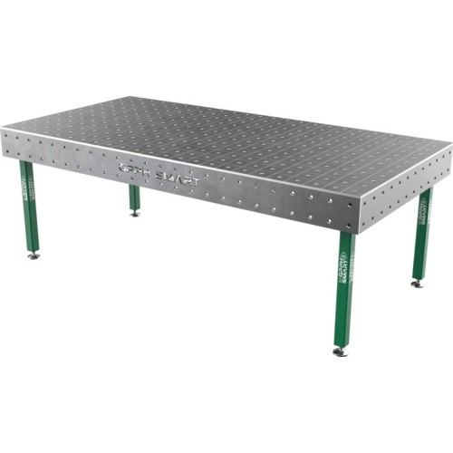Welding table SMART - 2400x1200mm - Φ16 - 100x100mm - On feet - 12mm