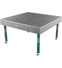 Suvirinimo stalas SMART - 1500x1480mm - Φ16 - Įstrižinė - Ant ratukų - 12mm