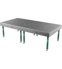 Suvirinimo stalas SMART - 3000x1480mm - Φ16 - 100x100mm - Ant ratukų - 15mm