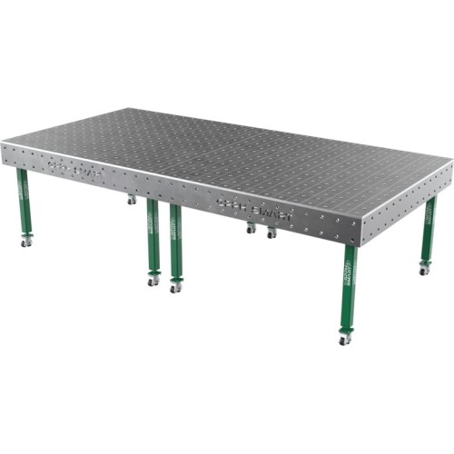 Welding table SMART - 3000x1480mm - Φ16 - 100x100mm - On wheels - 15mm