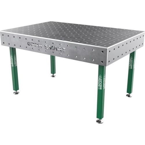 Welding table SMART - 1500x1480mm - Φ28 - 100x100mm - On wheels - 15mm