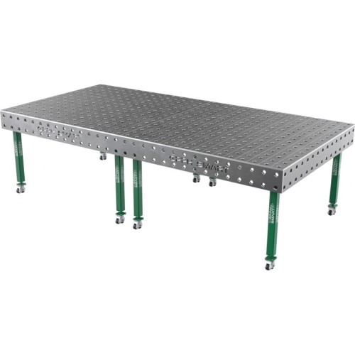 Welding table SMART - 3000x1480mm - Φ28 - 100x100mm - On wheels - 15mm