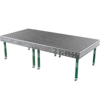 Suvirinimo stalas SMART - 3000x1480mm - Φ28 - Įstrižinė - Ant ratukų - 15mm