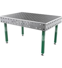Welding table SMART - 1500x1000mm - Φ28 - Diagonal - On feet - 15mm