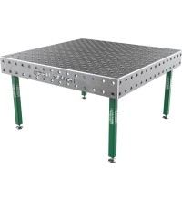 Welding table SMART - 1500x1480mm - Φ28 - Diagonal - On feet - 15mm