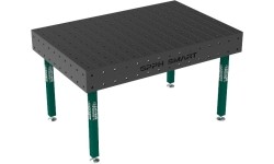 Suvirinimo stalas SMART - 1500x1000mm - Φ16 - 100x100mm - Ant kojelių - SMART 12 (12mm)