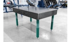 Welding table SMART - 1500x1000mm - Φ16 - 100x100mm - On feet - SMART 12 (12mm)
