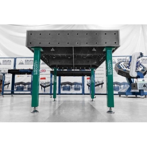 Welding table SMART - 1500x1000mm - Φ16 - 100x100mm - On feet - SMART 12 (12mm)