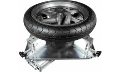 Motorcycle adaptor for tire changer