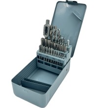 Taps and drills set with tin and titan coat 29pcs, M35 HSSE