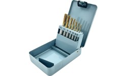 Taps set M3-M12 with tin coat 7pcs, HSS M35 HSS4341